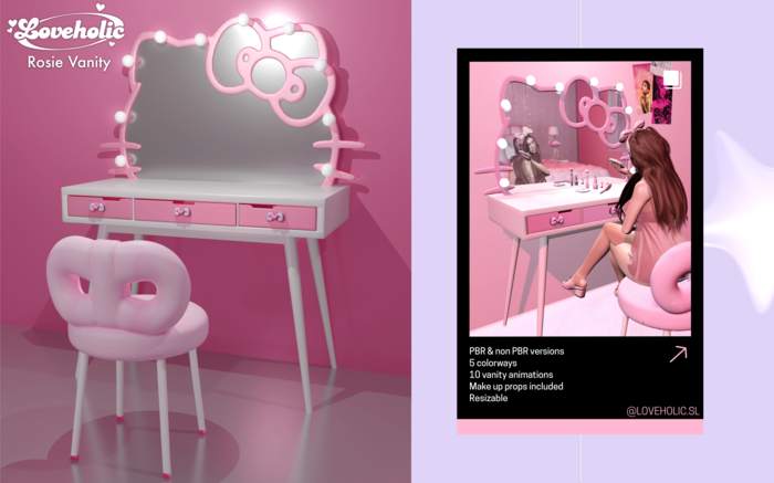#Loveholic - FATPACK Rosie Vanity & Props