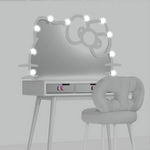 #Loveholic - WHITE Rosie Vanity & Props
