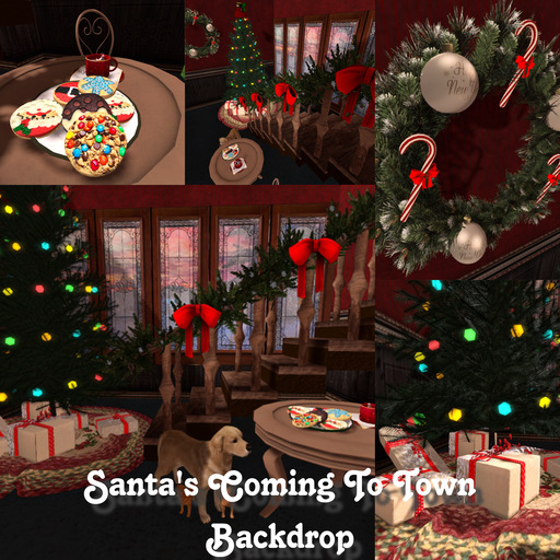 MP-Santas Coming To Town Backdrop