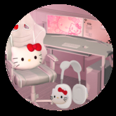 #Loveholic - Pastel Gaming Setup (White)
