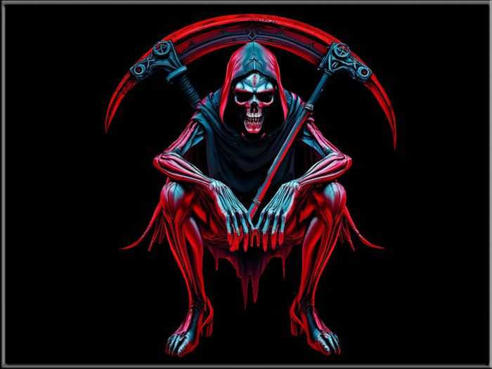 [Feliz] Sitting Grim reaper 04 - Mesh - Full Perm