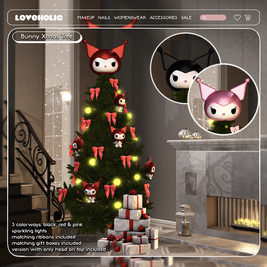 #Loveholic - Bunny Xmas Tree