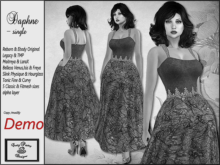 Crazy Pastry Designs Daphne Vintage Gown - DEMO