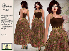 Crazy Pastry Designs Daphne Vintage Gown - tan