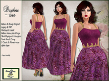 Crazy Pastry Designs Daphne Vintage Gown - rose