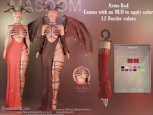 [[Masoom]] Crimson Queen Brazos - Rojo
