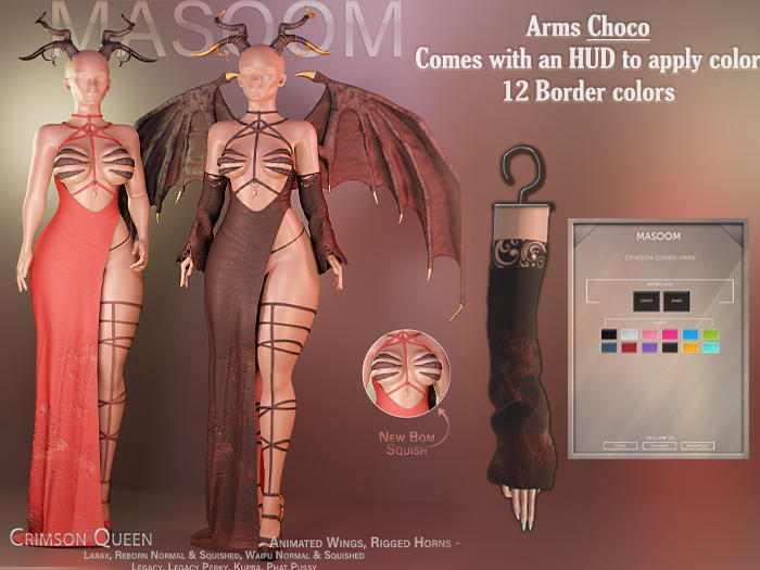 [[ Masoom ]] Crimson Queen Arms - Choco