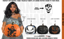 [Canape] Foam Pumpkin - TRICK OR TREAT