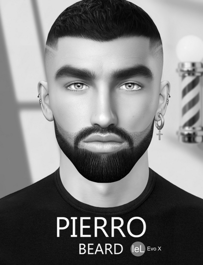 [Fatal Seduction] - Pierro Beard (Black) DEMO