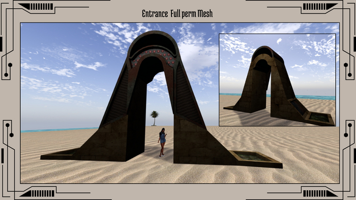Medieval Monument Entrance 8 impact Full perm isabelleize