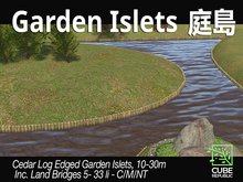 PBR Garden Islets  Japanese Garden, islands, land