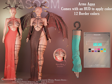 [[Masoom]] Crimson Queen Brazos - Aqua