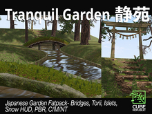 PBR Tranquil Garden fatpack Japanese Garden, Bridges, Moss 
