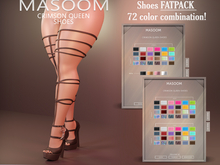 [[Masoom]] Crimson Queen Zapatos - FATPACK