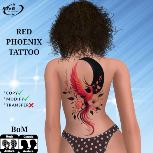 Red Phoenix Tattoo