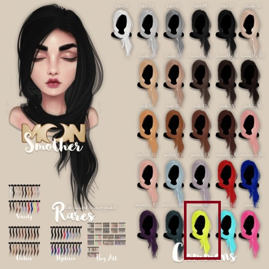 Moon. Hair. // Smother - Neons 01