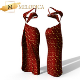 Christmas Stars Silk Long Gown