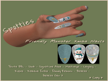 FRIENDLY XMASS MONSTER BLUE 