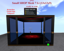 Small SHOP Mesh 7 Li (13x13x9)  Ready to Rent rental box system