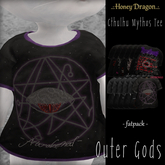.:.H/D.:. Cthulhu Mythos Tee / Outer Gods - Fatpack
