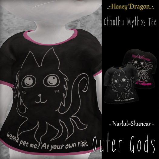 .:.H/D.:. Cthulhu Mythos Tee / Outer Gods - Narlul-Shuncar