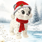 06 Bee Designs Christmas Snow Leopards ⭐❄️⭐❄️⭐