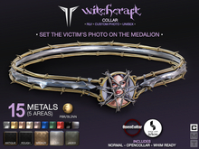 **RE** Witchcraft Collar - Unisex - Custoom Photo - RLV - PBR