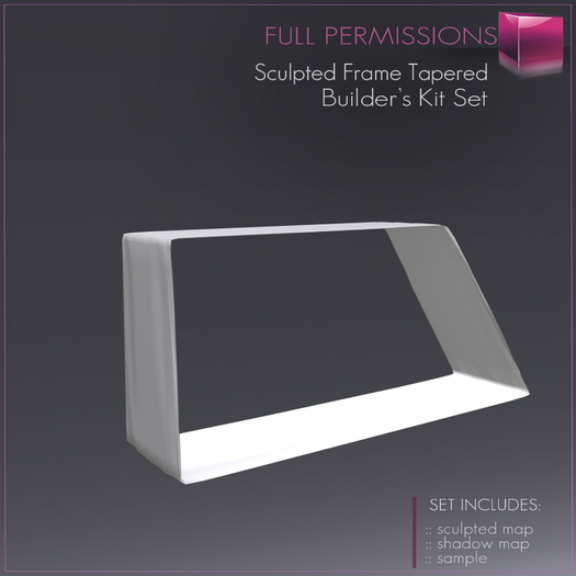 Full Perm Sculpted Frame Tapered - Top frame Builder's Kit Set
