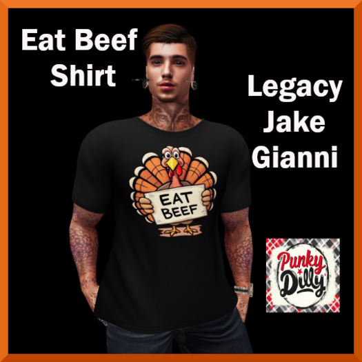 (PD) Eat Beef Thanksgiving Shirt - ADD