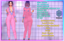 FULL PERM ONESIE PIJAMAS BODIE SUIT WITH HOODIE AND EARS Nisha - Adri onsie full perm mesh