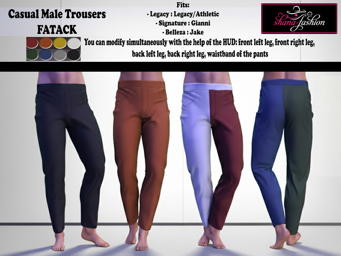 Casual Male Trousers FATPACK