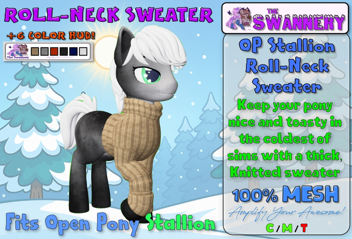 [OP] Roll-Neck Sweater - Stallion