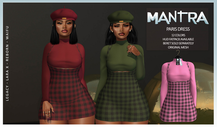 MANTRA :: PARIS DRESS PINK