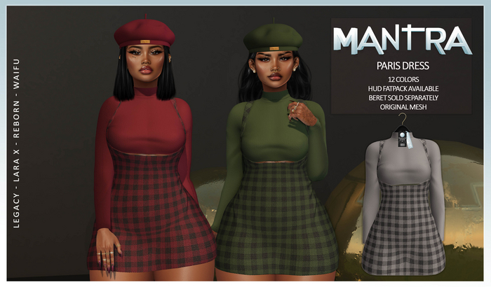 MANTRA :: PARIS DRESS GRAY