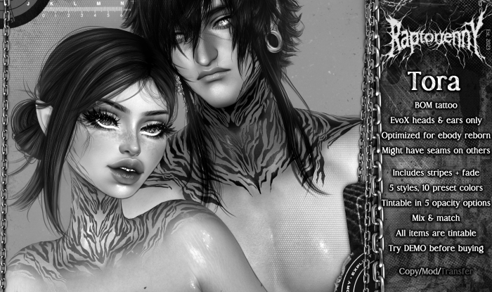 [RaptorJenny] Tora / DEMO