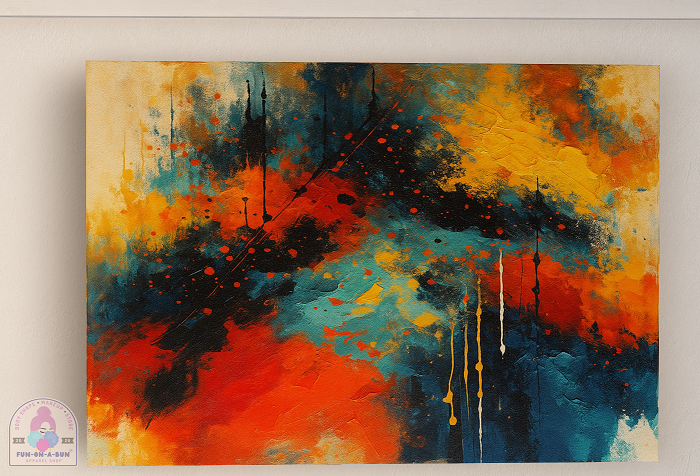 -Fun-on-a-Bun- COLOR EXPLOSION CANVAS