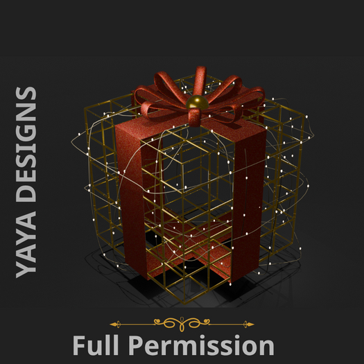 Gift Box With Fairy Lights 