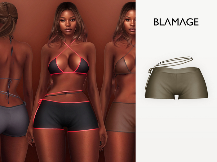 Blamage - Alexandra Shorts - Army