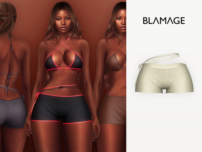 Blamage - Alexandra Shorts - Talc