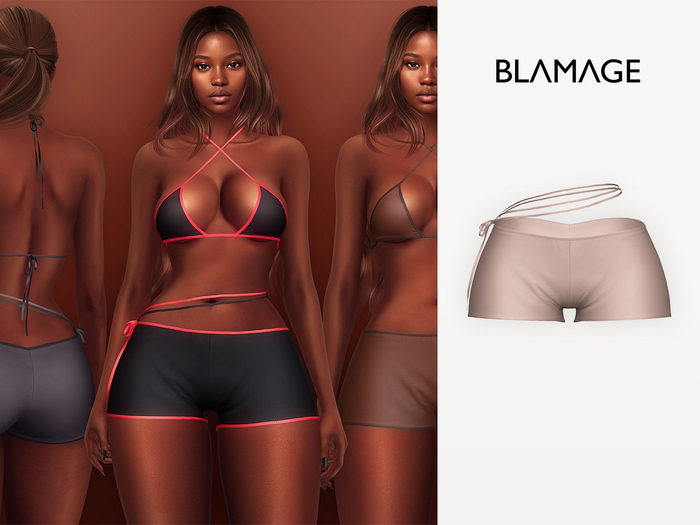 Blamage - Alexandra Shorts - Umber
