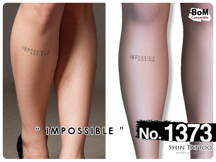(Shin Tattoo) No.1373