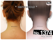 (Neck Tattoo) No.1374