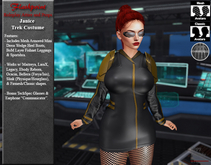 Janice Trek Costume - Black/Gold