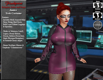 Janice Trek Costume - Pink/Black