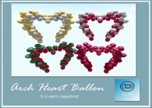ARCH  HEART BALLON  LOP  (ADD)