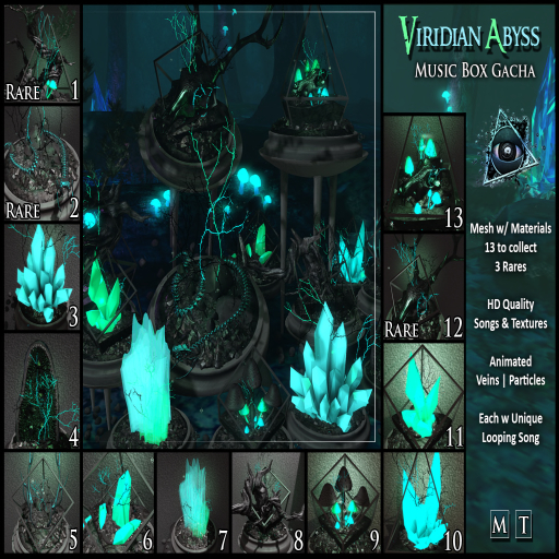 2 RARE // Viridian Abyss MB // 3rd Eye
