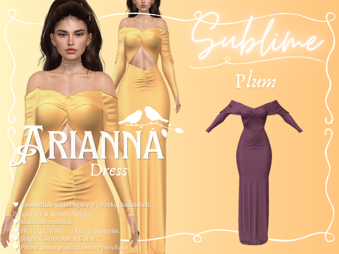 Sublime :: Arianna Dress (Plum)