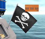 Bandit 460AK Jolly Roger Flag GIFT