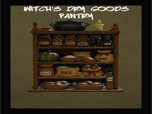 B&C Witch's  Dry Goods Pantry