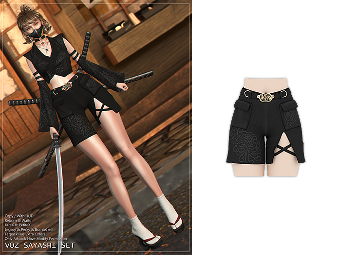 [VOZ] Sayashi Pants (Black)
